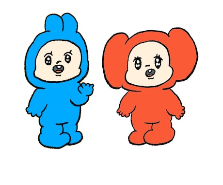 個性爆発！埋もれないポップなイラストお描きします 唯一無二なキャラクターがあなたに代わって広告塔に イメージ2