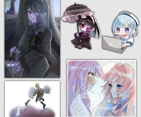 TRPGで使える立ち絵を描きます 探索者ひとりひとり、その人らしさを表現します！ イメージ2