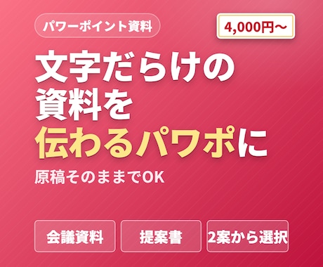 伝わるプレゼン資料をパワーポイントで作成します イメージ1