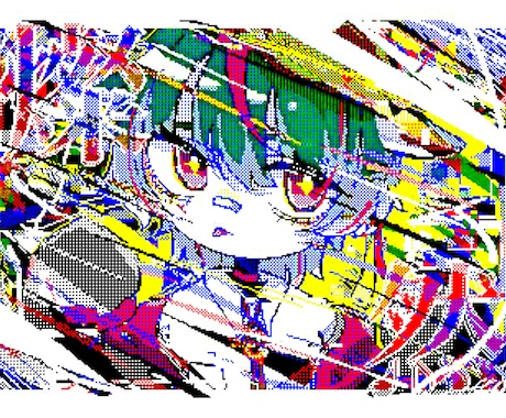 うごメモでキラかわドット風イラスト描きます 商用利用可！3DSソフト、「うごくメモ帳3D」でのイラスト♡ イメージ2