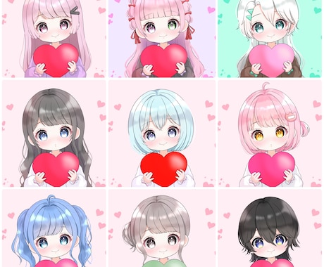 セミオーダー！「ゆるかわアイコン」をお描きします セミオーダーでお安いけど自分だけのアイコンが手に入ります！ イメージ2