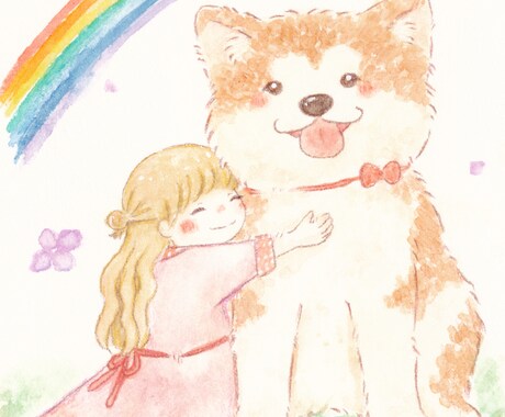雰囲気似顔絵描きます 水彩と色鉛筆でアナログらしいあたたかさを＊ イメージ1