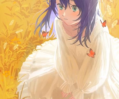 アナログ感のあるイラストお描きします きれいな色合いのあたたかい絵を目指しています イメージ2