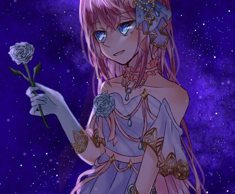 イラストの色塗りをします あなただけのイラスト作成のお手伝いに イメージ2