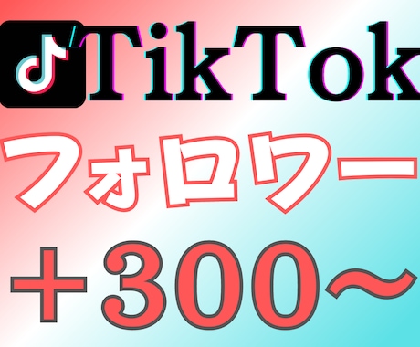 TikTokのフォロワー増やします 海外フォロワー 高品質 低減少率 高リピート率◎人気◎ イメージ1