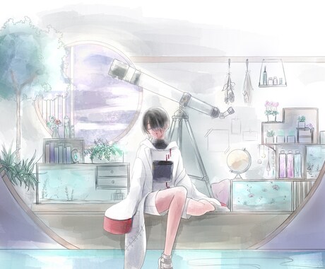 個性を引き出す魅力的な一枚絵を制作します 好きをたくさん詰め込んだ特別な一枚に！ イメージ1
