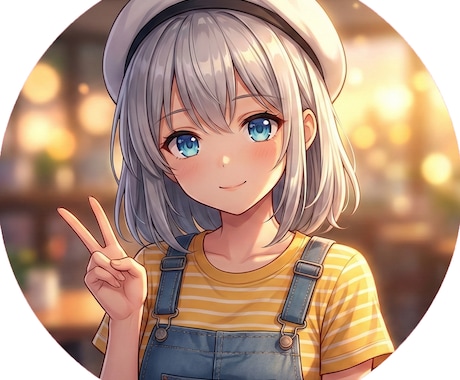 癒され可愛い！あなた専用の愛されアイコン作ります 高感度アップ！異性ウケ抜群の可愛いSNSアイコン イメージ1