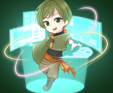 限定５件先着セール ◆ ミニキャラを作成します そのキャラクターらしい、サムネに使いやすいイラストを イメージ1
