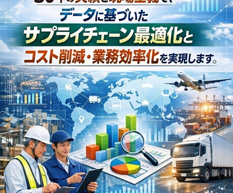 商社の調達業務・購買業務の業務改善アドバイスします 原価管理、仕入れ先選定、調達計画・購買管理などのアドバイス イメージ1