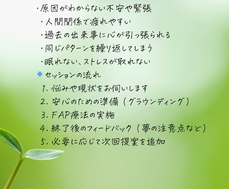 FAP療法でトラウマを癒します トラウマ・自己否定・生きづらさ イメージ2