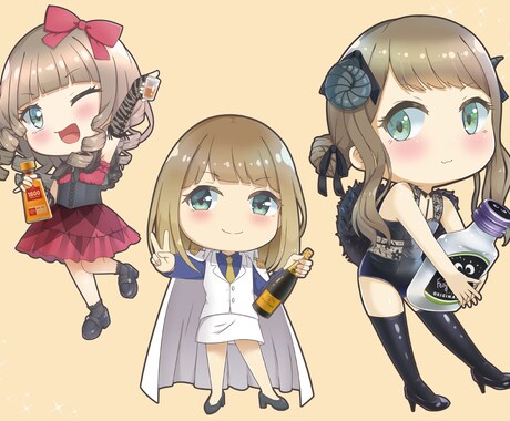 グッズやアイコンなどかわいいイラストをご提供します SNSアイコンやブログ内のイラスト、グッズイラストなど! イメージ2