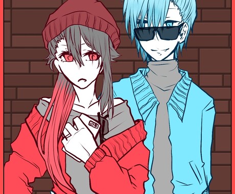貴方の大好きな2人を描きます メジャーからマイナー、オリジナルキャラクターまで！！ イメージ2
