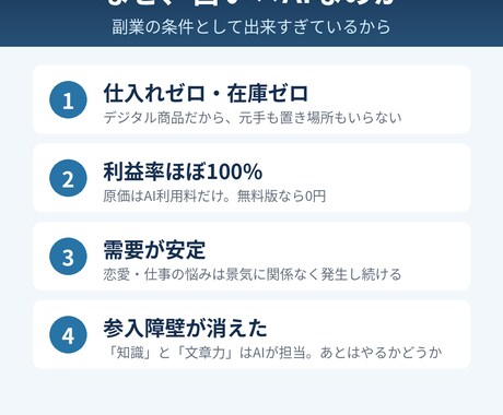 占い知識0でOK！AI在宅副業キット渡します スキル不要・在庫ゼロ・スマホ完結。7日で「売る側」へ イメージ2