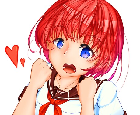 カワイイ、カッコイイ女の子のイラスト制作致します ご要望通りのイラストを制作いたします！！ イメージ1