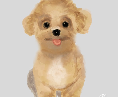 動物のかわいいイラスト描きます お写真からふんわりかわいいイラストを作成します！ イメージ2