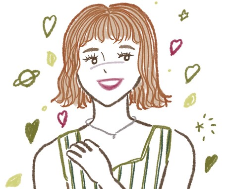 SNS用アイコンや似顔絵イラスト作成承ります かわいすぎずシンプルでお洒落なイラストをお届けします♩ イメージ2