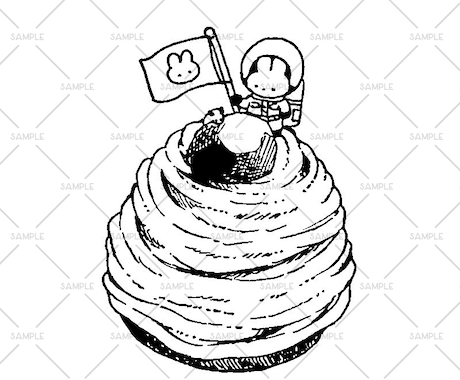 先着10名お試し価格≫ペン画イラスト描きます 味のあるタッチ◎メニューやワンポイントに◎ イメージ2