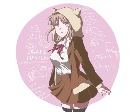 アニメ塗りアイコンイラスト描きます かっこいい&可愛いどちらも対応！画面を華やかに！ イメージ1