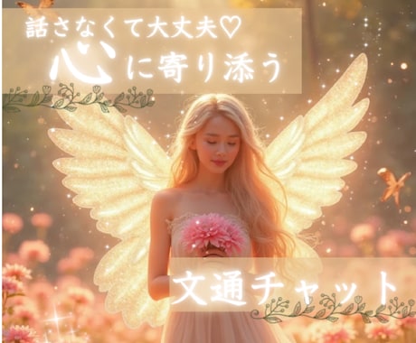 あなたの心にただ寄り添います 悩み相談20年/寄り添い/話し相手/愚痴聞き/優しく イメージ1