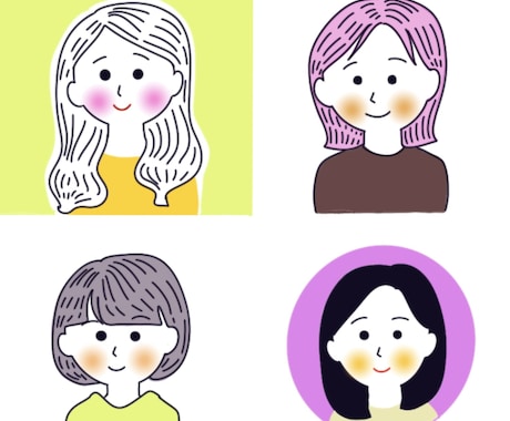 美容系発信者様へアイコンを作成します SNS、美容系ブログに！あなたの印象を伝えましょう！ イメージ2