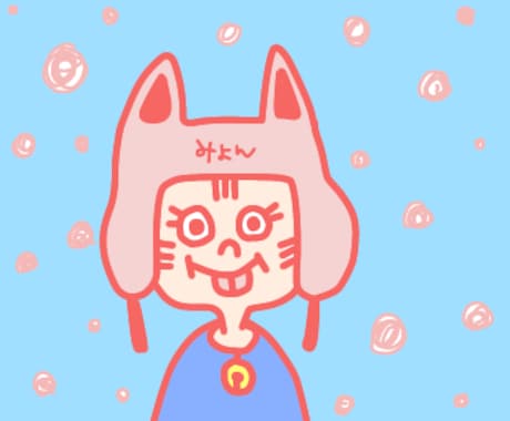 アイコンや挿絵など、希望に合ったイラスト描きます 背景や洋服の色のバリエーション替えは3パターンまで無料です。 イメージ2