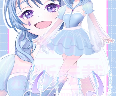 あなただけの立ち絵制作ます 配信用の立ち絵を制作いたします！ イメージ2