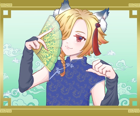 歌ってみたサムネイル画など雰囲気ある一枚絵描きます 動画サムネイル、SNSアイコン、グッズ制作用、プレゼントなど イメージ2
