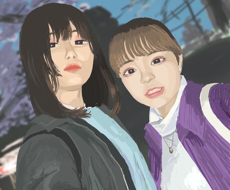 似顔絵・人物イラスト描きます 用途自由!個人様がご自由に使用できるイラストを描きます! イメージ2