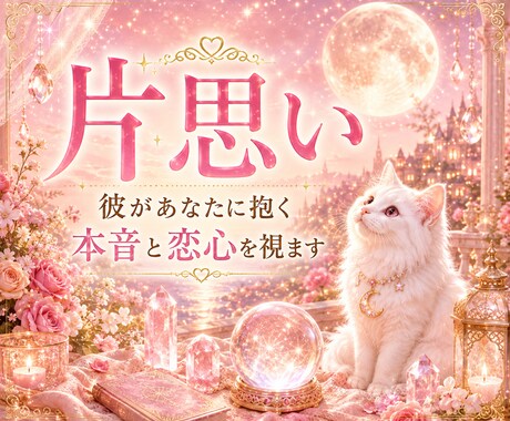 片思い｜彼があなたに抱く本音と恋心を視ます 脈あり・友達以上恋人未満…彼とのご縁を丁寧に読み解きます イメージ1