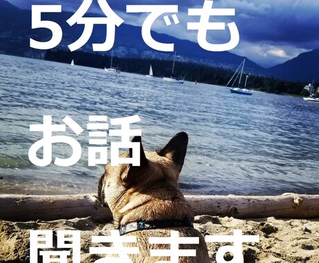 なんか喋りたい時５分でも話聞きます ●心理士とするだらだらお喋り● イメージ2