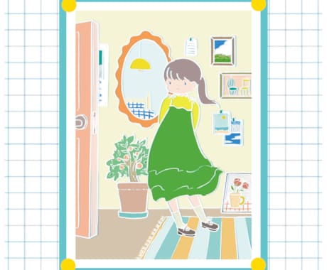 シンプルで優しい世界観のイラスト描きます オリジナルの世界観で描かれる優しいイラストをあなたに！ イメージ1