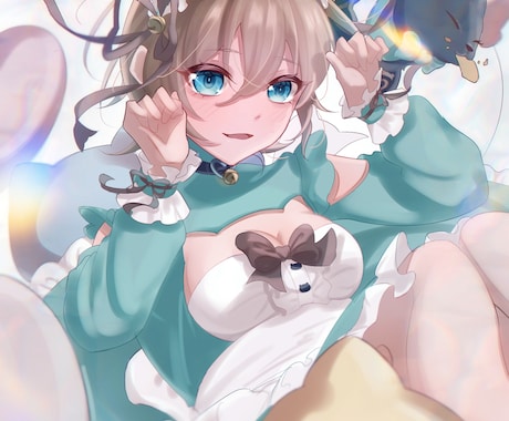 ツヤ感のある素敵なイラスト制作いたします 男女共に可愛いさのあるキャラ描きます⟡ イメージ2