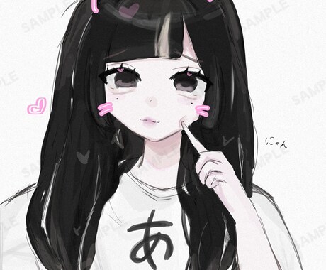量産型厚塗りイラストを描きます SNSアイコンやヘッダー、歌みたサムネ描きます！ イメージ2