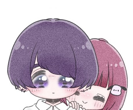アイコン描きます ✧Twitterなど用アイコン描きます✧【人物数2人】 イメージ1