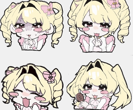 スタンプ風デフォルメイラストお描きします 写真に貼ってもアイコンにしてもカワイイ♡ イメージ2