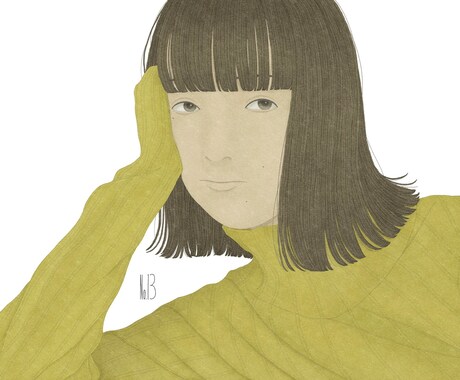 商用利用◎おしゃれな人物イラストをご提供いたします アイコン、本の表紙や挿絵、MV、グ 広告などにどうぞ！ イメージ2