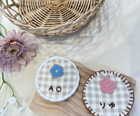 どんな名札も作り★ます なんでも作ります！フェルト、刺繍、布 オーダー可能 イメージ2