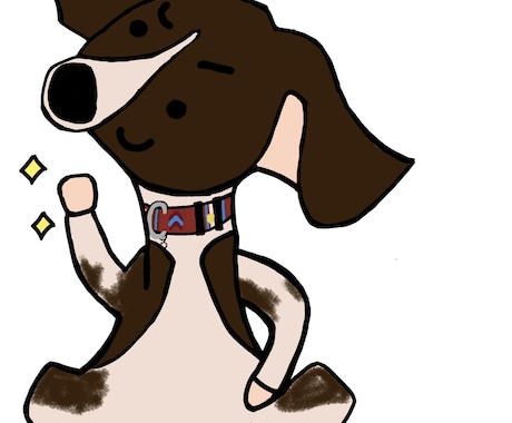 犬以外にもなんでもアイコンにできます たった一つのかわいい雰囲気のイラストをアイコンにしませんか？ イメージ1