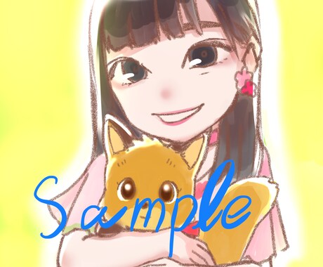 かわいいデフォルメキャラ描きます 当日納品可能！似顔絵やSNSのアイコン画像にいかがですか？ イメージ1