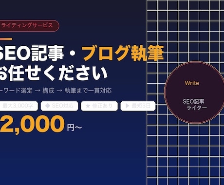 SEOを意識したブログ・Web記事を執筆します キーワード選定〜1記事3,000字まで対応！ イメージ1