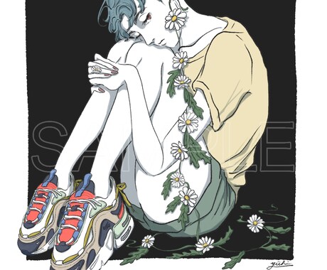 おしゃれでしっとりしたオリジナルイラスト描きます ご希望を細かくヒアリングし、様々な用途でお描きします。 イメージ2