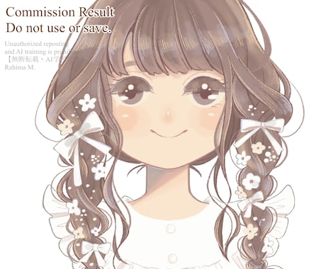 女の子イラスト描きます 優しく、温かみのあるタッチで可愛い女の子描きます イメージ2