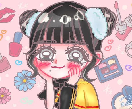 アイコンや全身イラスト描きます グッズ制作やキャラクターデザインお任せ下さい イメージ1