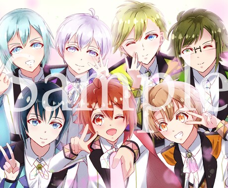 オリジナル・二次創作イラスト描きます 商用利用費込みでこの値段！動画やグッズ製作などに イメージ2