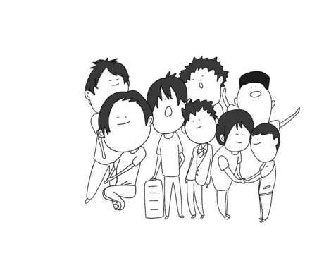 大人数のイラスト描きます ★5人以上のイラストを求めてる方大歓迎！！修正無料 イメージ2