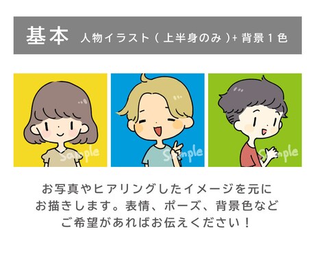 最短即日納品OK！ゆるいシンプルなアイコン描きます 汎用的な絵柄でどんなブログ・SNSにもオススメです！ イメージ2