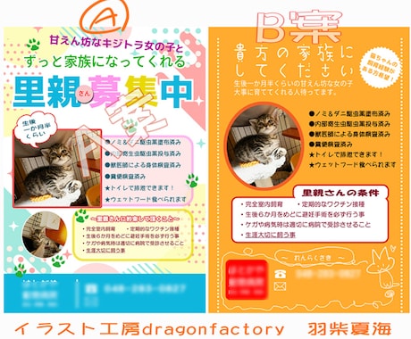 チラシ・フライヤー・ポスターなど制作いたします 写真合成加工OK,素材がない場合のイラスト制作なども承ります イメージ2
