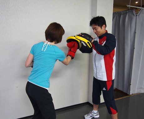 現役トレーナーがキックボクシングの練習法を教えます 指導歴30年のトレナーがニーズに合わせて指導します イメージ1