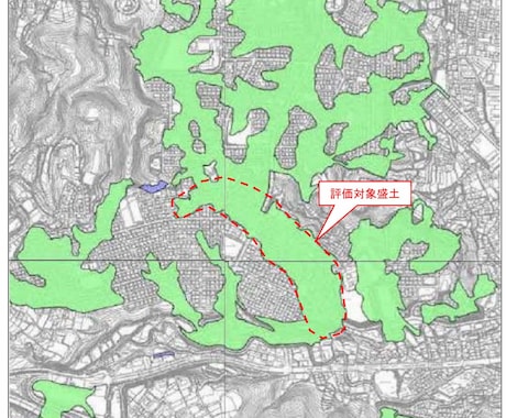 大地震時における盛土の安全性を診断します 谷埋め盛土の滑動崩落の危険性を評価 イメージ1