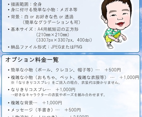 子どもの『今』を似顔絵に残します 子どもの記念日やマイブームを似顔絵にして残しませんか？ イメージ2